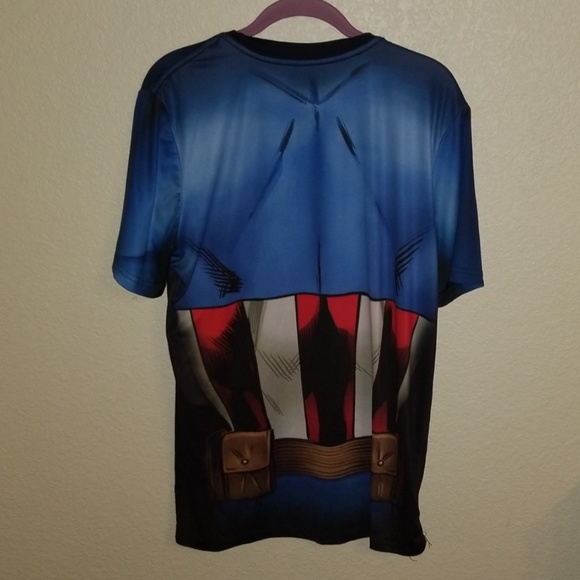 Avengers Assemble Captain America Costume Shirt - Picture 3 of 3